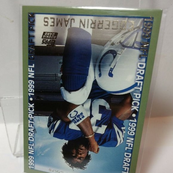 🏈🏈1999 Topps #339 Edgerrin James Indianapolis Colts RC Rookie GQ HOF - Picture 4 of 6